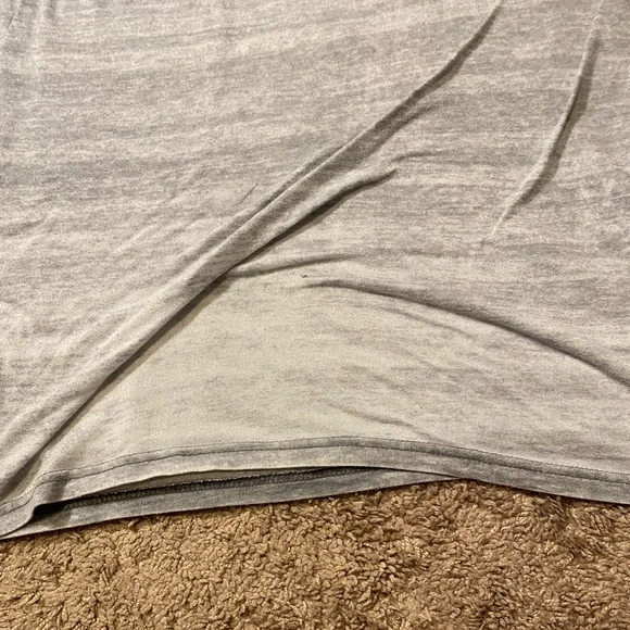 Lucky Brand Venice Burnout Adult Mens Size XL Polyester Cotton Gray Light Shirt - Picture 10 of 10